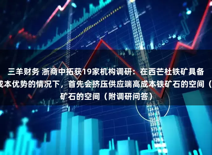 三羊财务 浙商中拓获19家机构调研：在西芒杜铁矿具备规模优势和成本优势的情况下，首先会挤压供应端高成本铁矿石的空间（附调研问答）