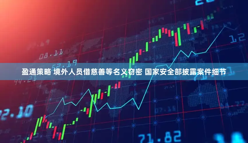 盈通策略 境外人员借慈善等名义窃密 国家安全部披露案件细节