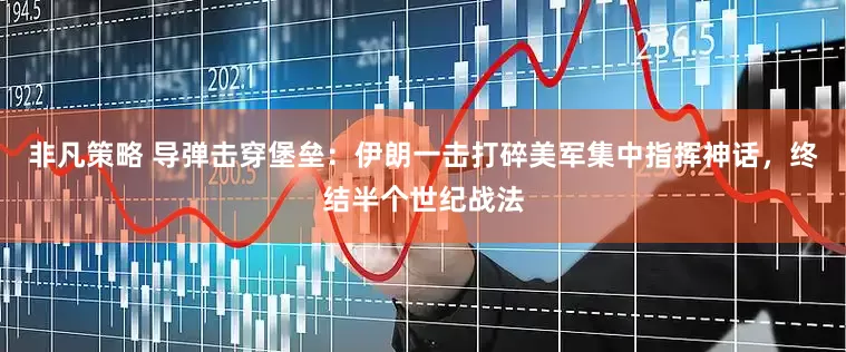 非凡策略 导弹击穿堡垒：伊朗一击打碎美军集中指挥神话，终结半个世纪战法